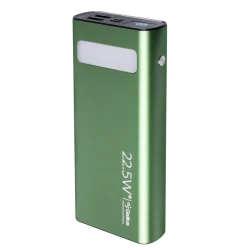Повербанк с логотипом Gelius Lightstone 20000mAh QC+PD 22.5W Green